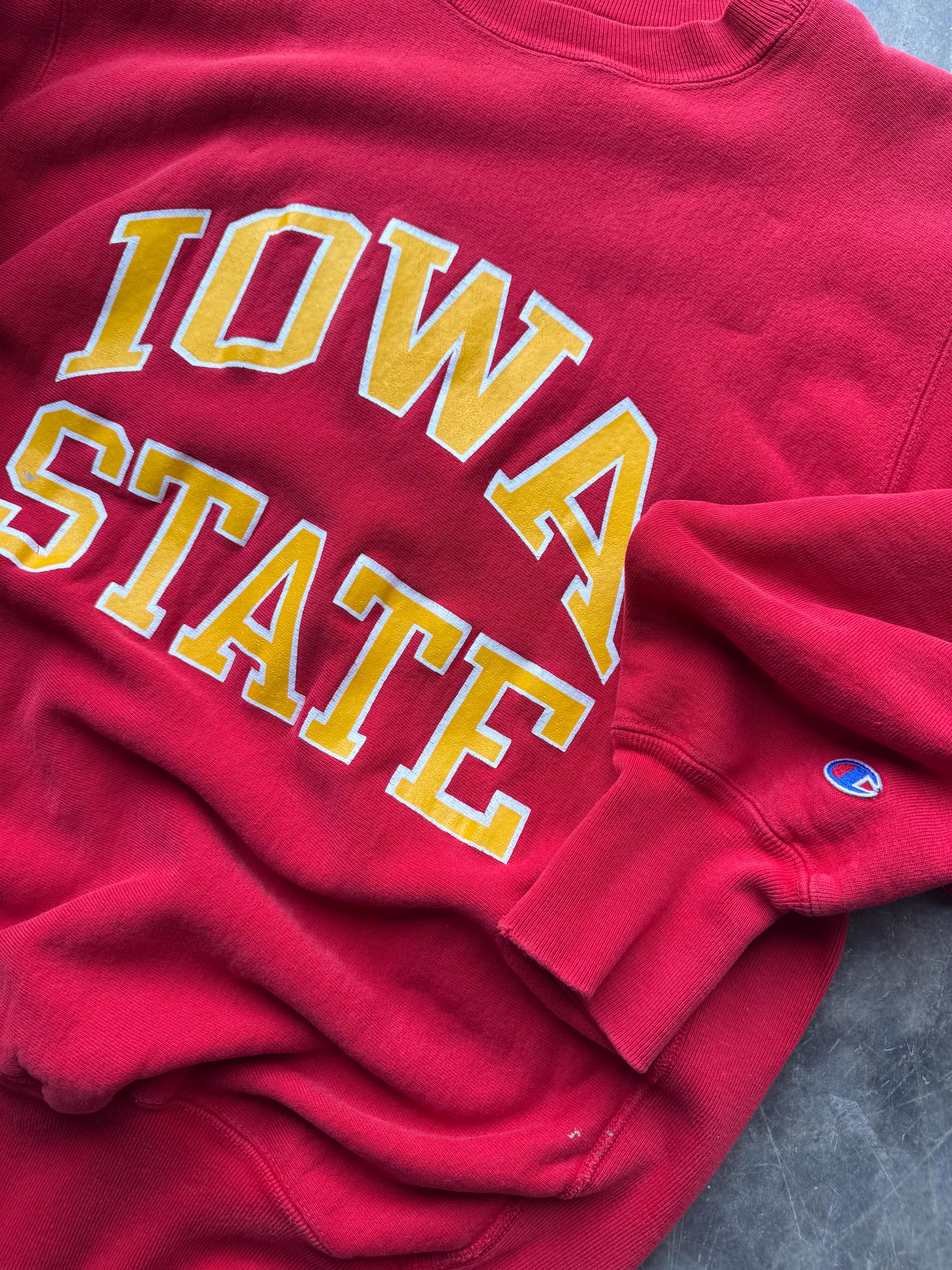 Vintage 90's Champion Reverse Weave Iowa State University Cyclones