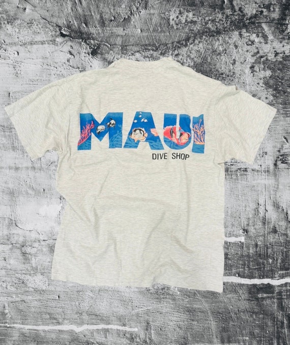 Vintage 90’s Nature Maui Hawaii Dive Shop T Shirt 