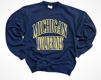 Vintage 90’s Michigan Wolverines University Crewneck Sweatshirt XL