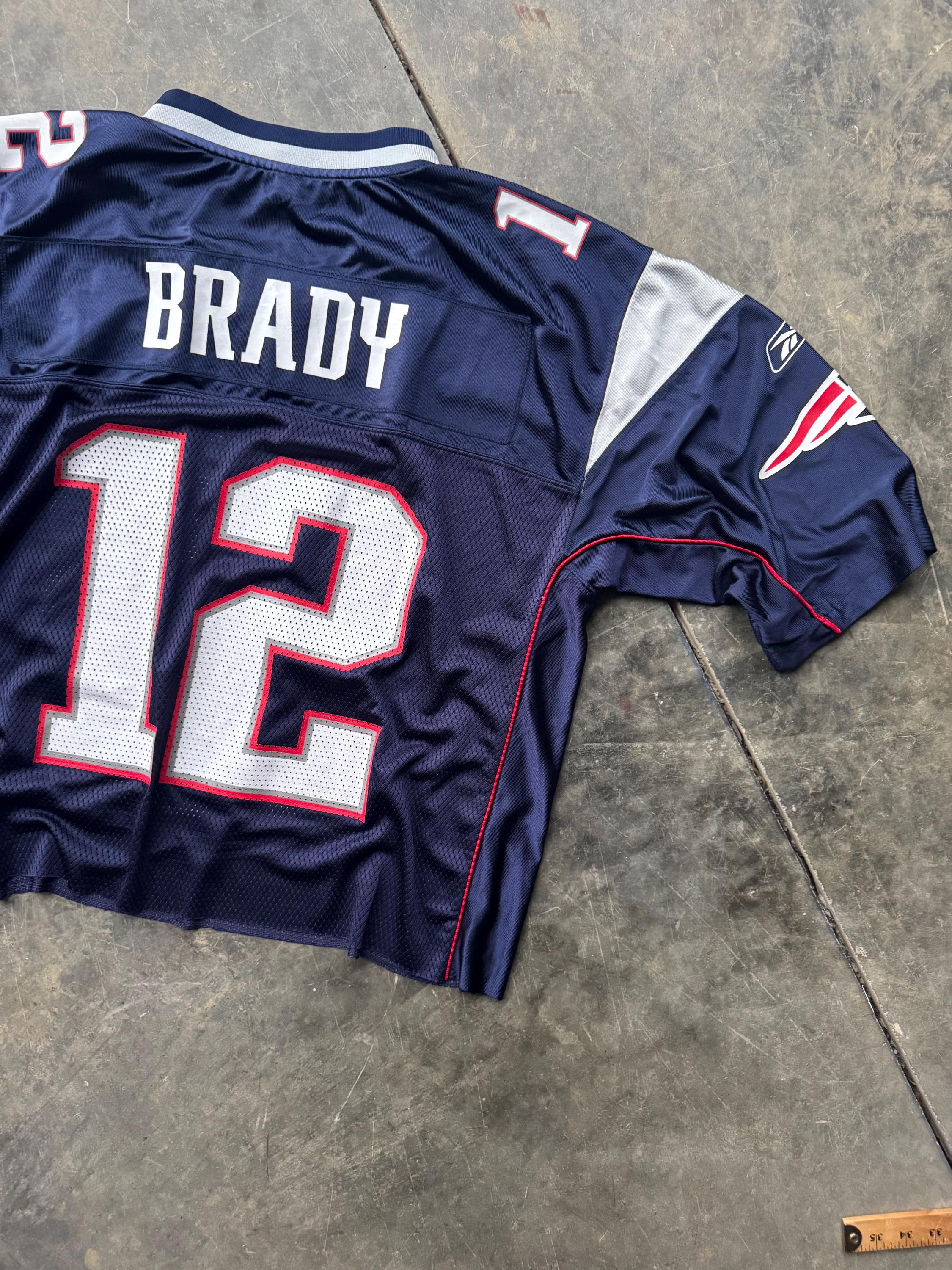 リーボック NFL ニューイングランド・ペイトリオッツ Brady 00's Tom Brady New England Patriots Reebok Swingman NFL