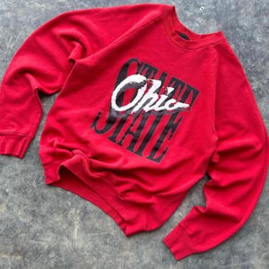 Vintage 90’s Ohio State University Buckeyes Very Rare Crewneck Sweatshirt Large