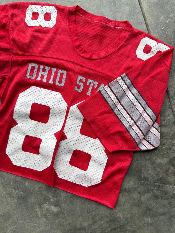 Vintage 80's Rare Champion Ohio State Buckeyes University Crop