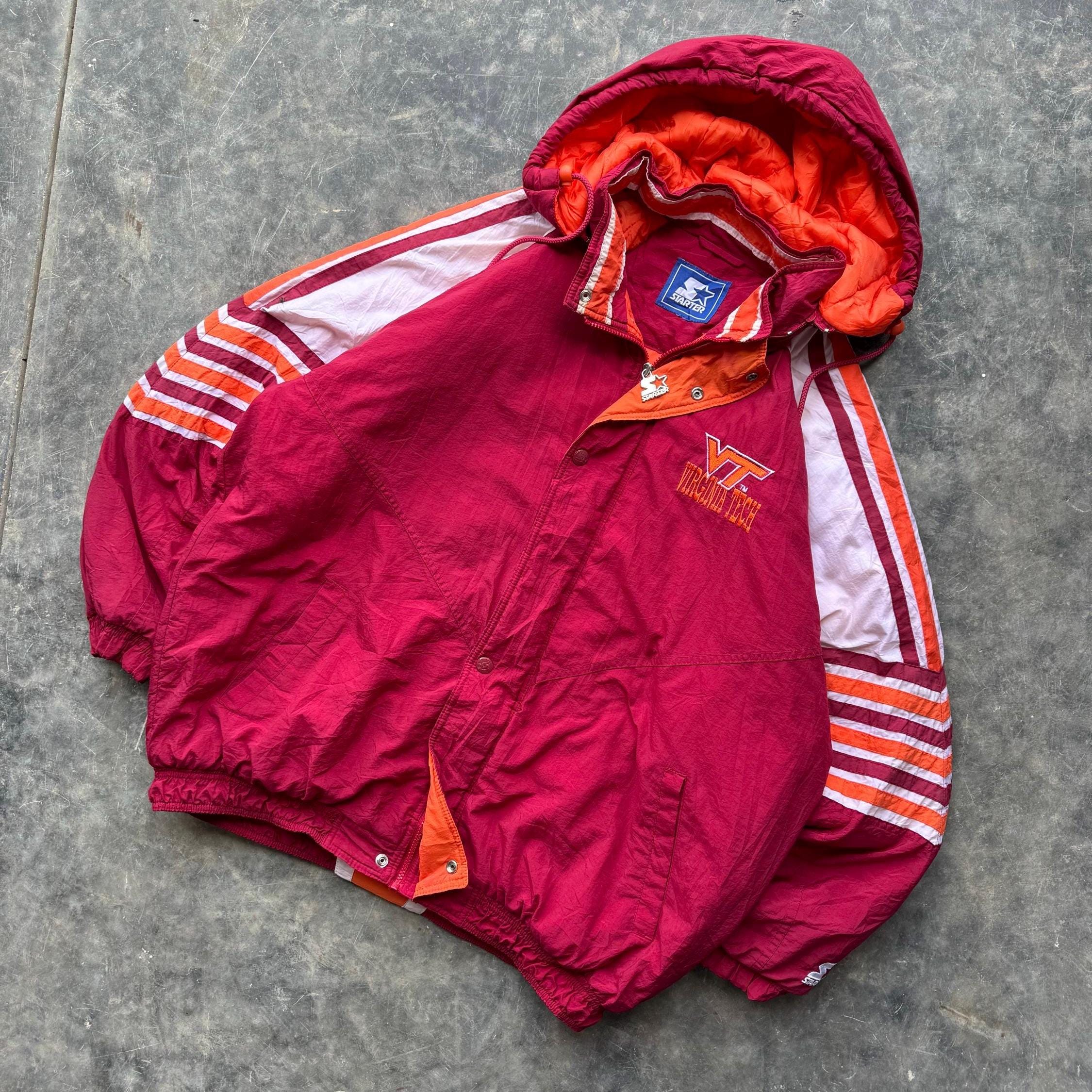 70s vintage virginia tech コーチジャケット USA製 Virginia Tech Jacket - Etsy
