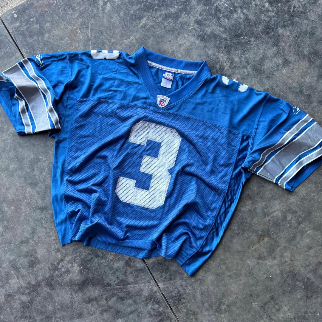 Vintage 00’s Detroit Lions NFL Football Reebok Custom Crop Style 3 — free download