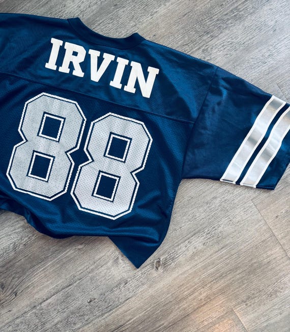 Vintage 90’s Dallas Cowboys NFL Football Crop Style #88 Irvin Jersey Medium View 2