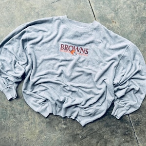 Vintage 90’s Cleveland Browns NFL Football Embroidered Crewneck Sweatshirt