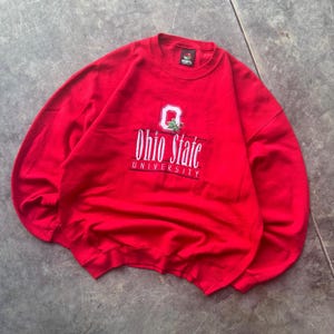 Vintage 90’s Ohio State University Buckeyes  Embroidered Crewneck Sweatshirt