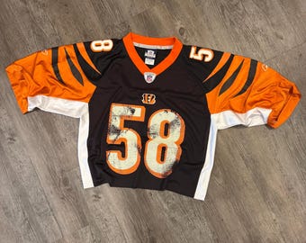 Vintage Reebok NFL Cincinnati Bengals Chad Johnson #85 Jersey XL