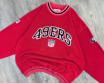 Vintage 90’s NFL San Francisco 49ers Football Rare  Embroidered Pro Line Starter Crewneck Sweatshirt L/XL
