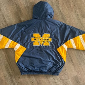 University of Michigan Wolverines Starter Jacket - Etsy