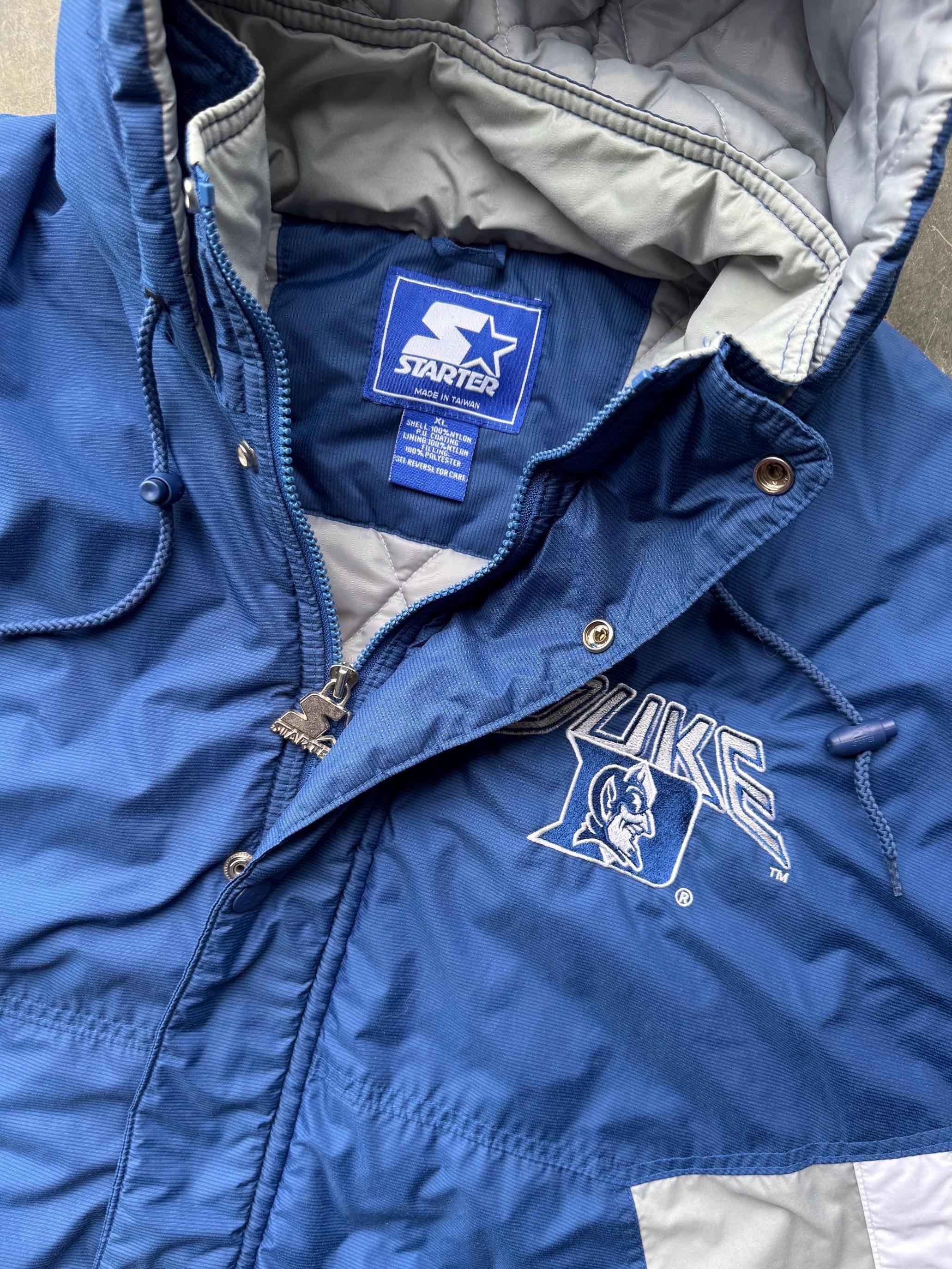 Vintage 90's Very Rare Starter Duke University Blue Devils Puffer