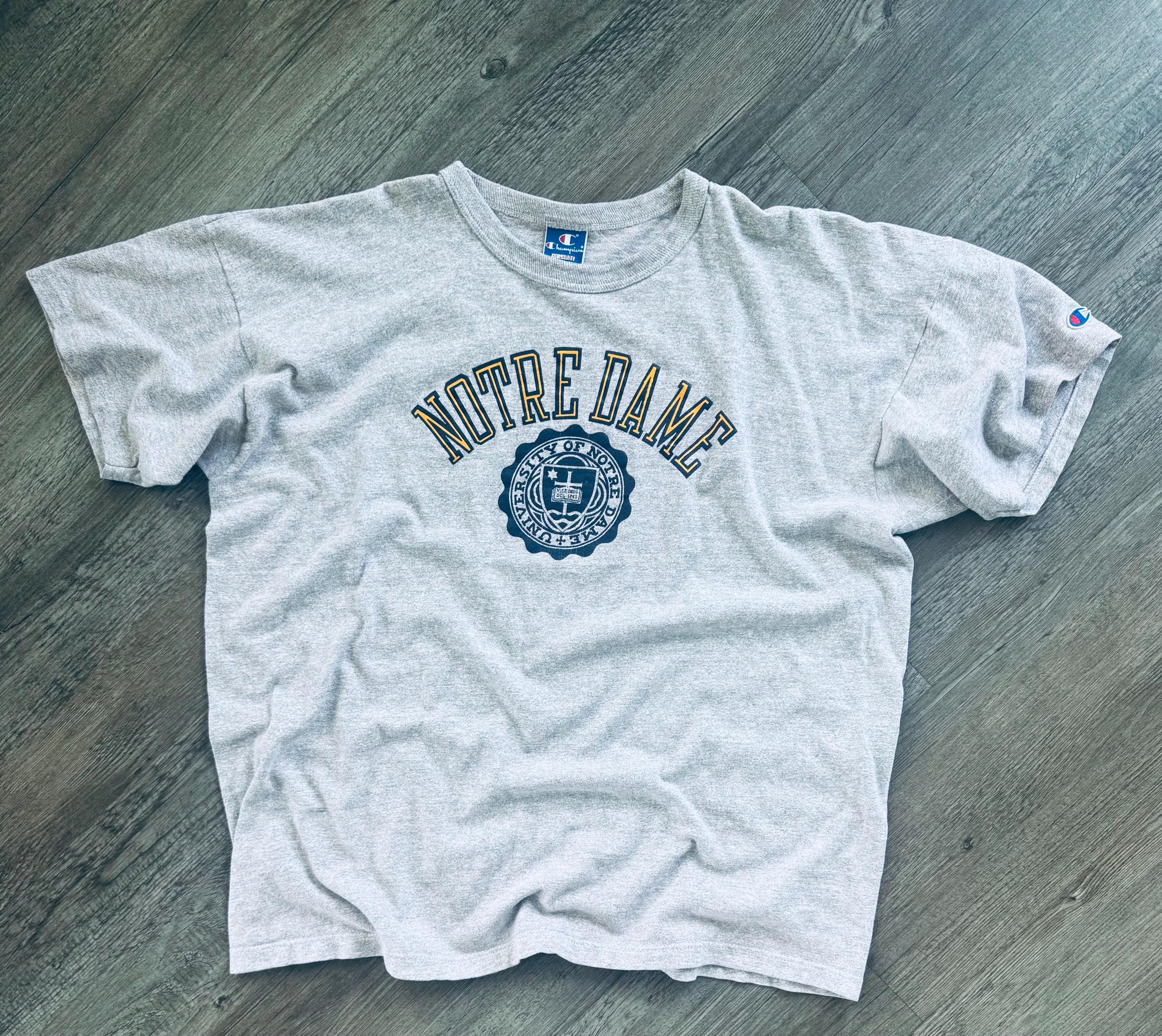 Notre Dame Champion T Shirt - Etsy Canada