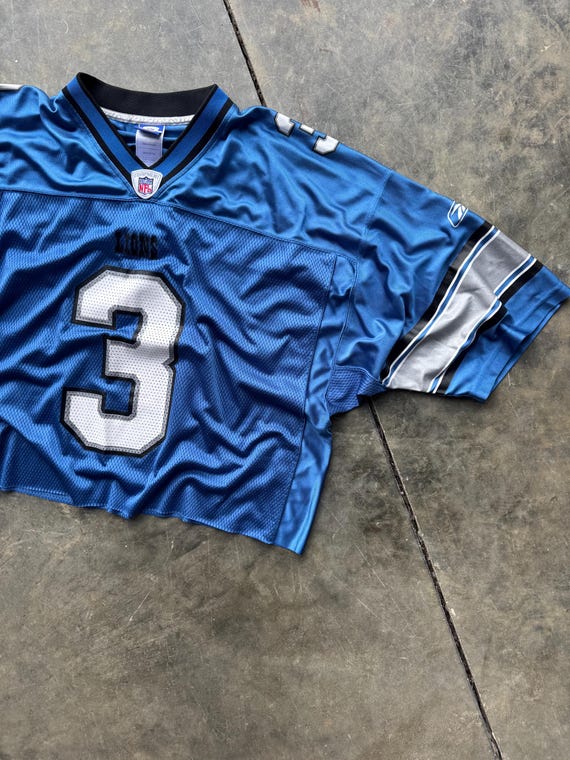 Vintage 00's Detroit Lions NFL Reebok Football Custom Crop #3
