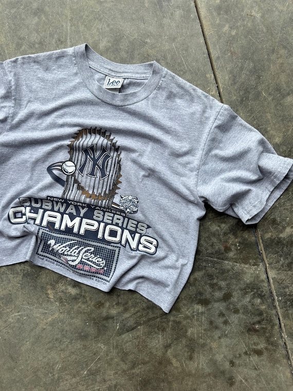 ニューヨークヤンキース 2000年 ワールドシリーズ 両面プリントTシャツ Vintage 2000 NY Yankees World Series Champions T-shirt (medium) - Etsy