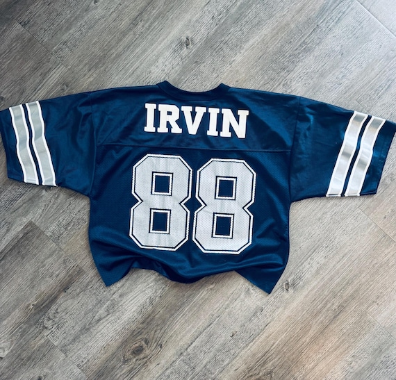Vintage 90’s Dallas Cowboys NFL Football Crop Style #88 Irvin Jersey Medium View 4