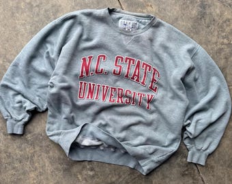 Vintage 00’s NC State Wolfpack University Custom Dye Crewneck Sweatshirt