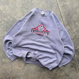 Vintage 90’s Ohio State Buckeyes Custom Dye Embroidered Crewneck Sweatshirt