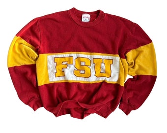 Vintage 90’s Florida State Seminoles University Rare Nutmeg Crewneck Sweatshirt Size Medium