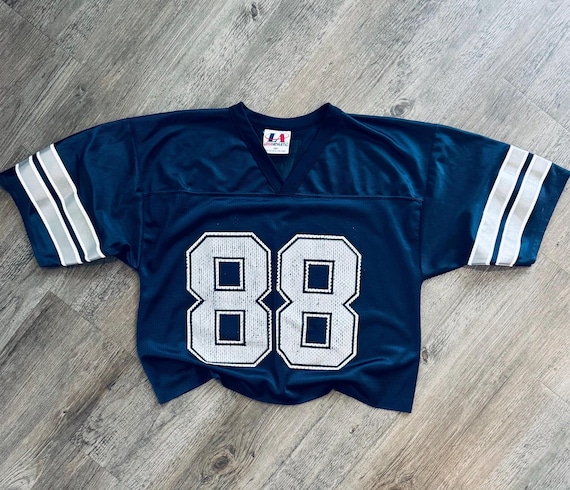 Vintage 90’s Dallas Cowboys NFL Football Crop Style #88 Irvin Jersey Medium