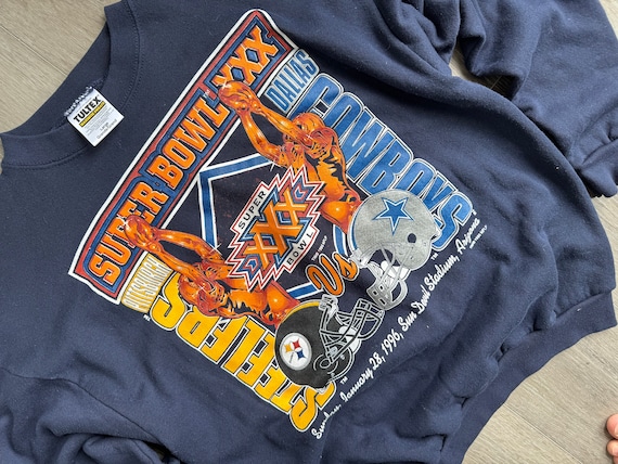 90s USA製NFL SUPER BOWL COWBOYS スウェット　XXL Vintage 1992 Super Bowl Dallas Cowboys Sweatshirt Size L Logo 7 | eBay