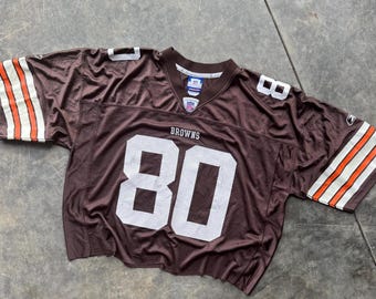 Vintage Cleveland Browns #80 Reebok Kellen Winslow Sewn NFL Jersey