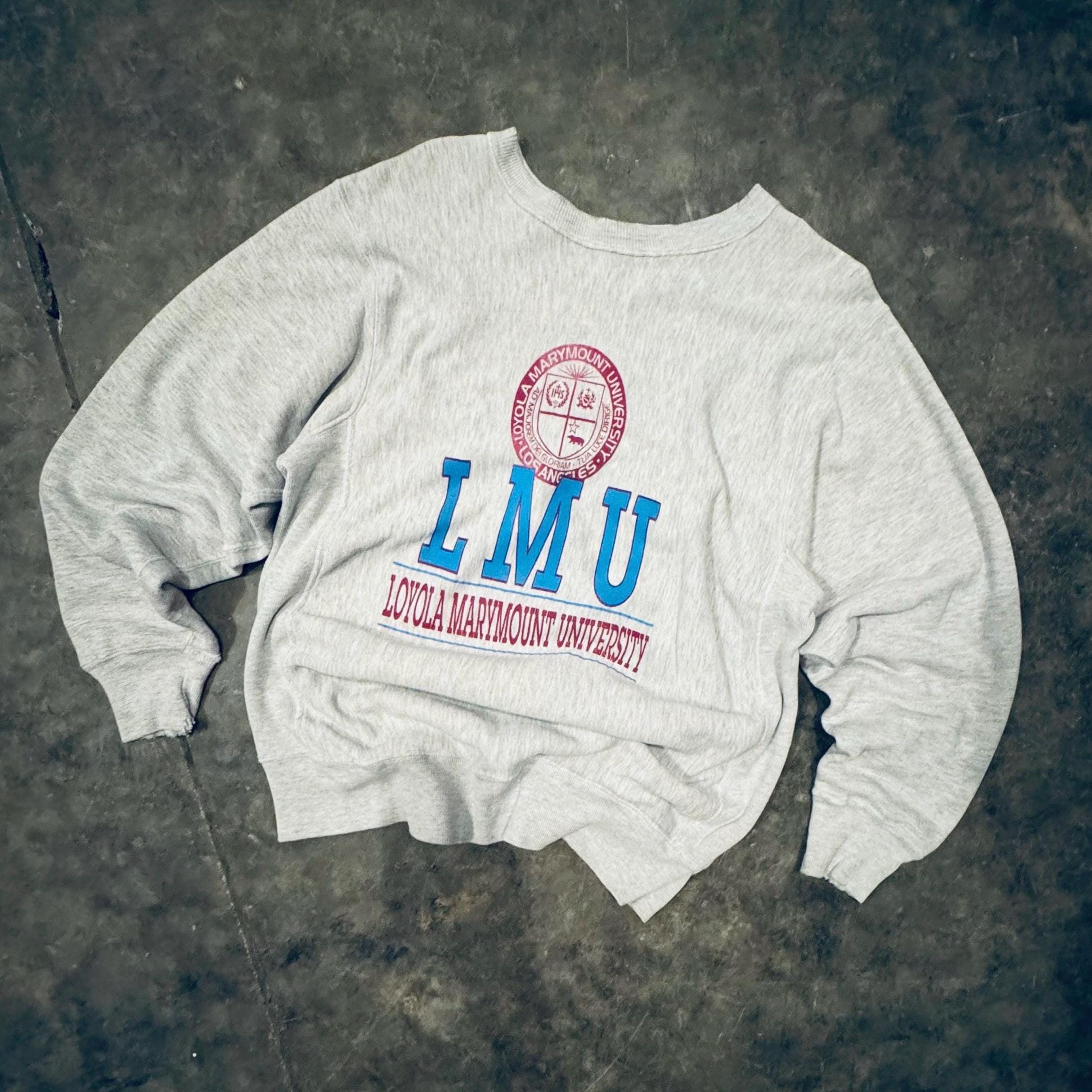 Vintage 90's Very Rare Loyola Marymount University Reverse Weave