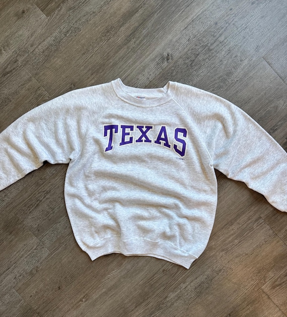 Vintage 90s Texas TCU Crewneck Sweatshirt Medium