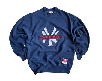 Rare Vintage 90’s New York Yankees MLB Crewneck Sweatshirt XL