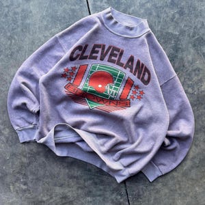 Vintage 90’s Cleveland Browns NFL Football Custom Dyed Rare Crewneck Sweatshirt