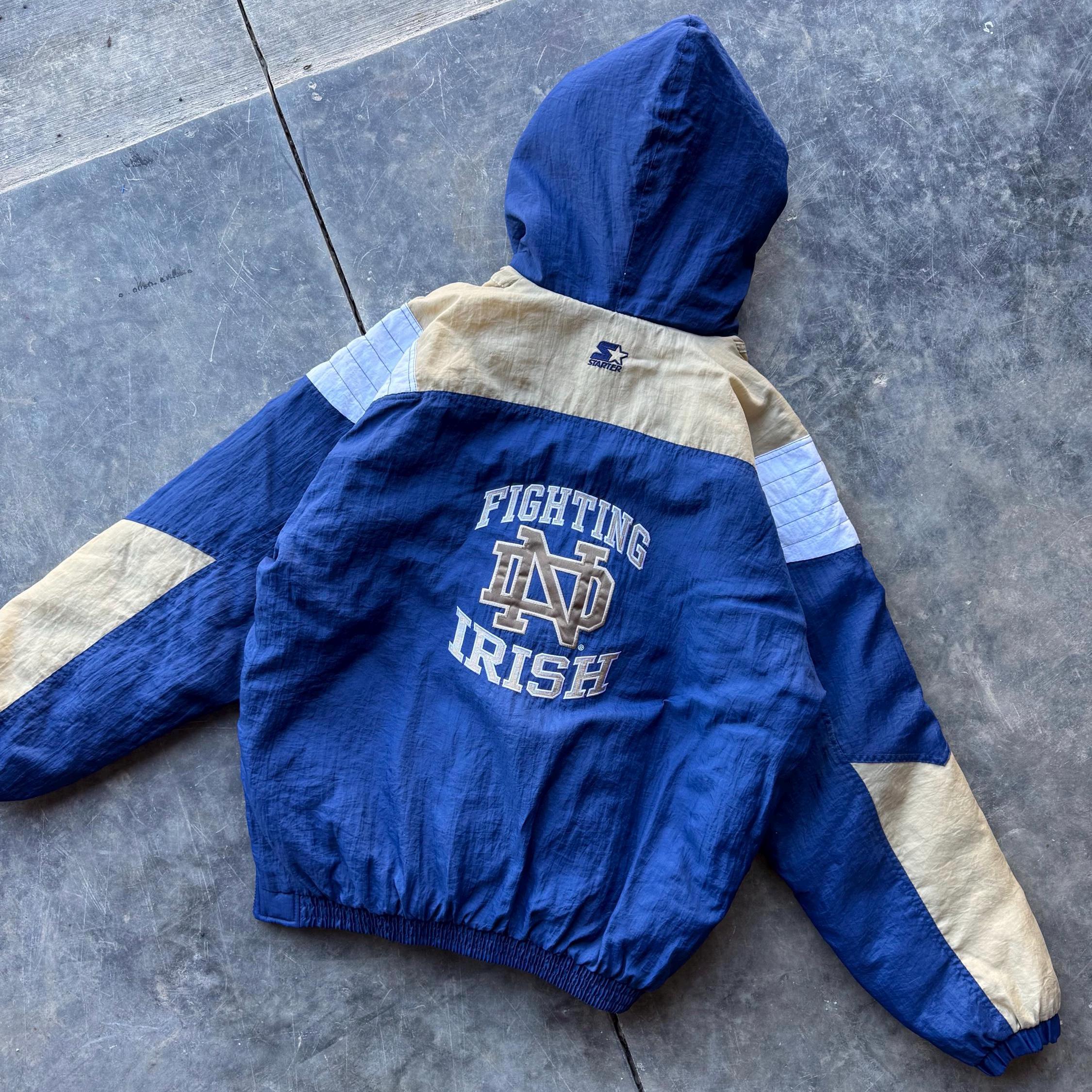 スターター　ノートルダム大学 FIGHTING IRISH ジャケット スターター ノートルダム大学 FIGHTING IRISH ジャケット - メルカリ