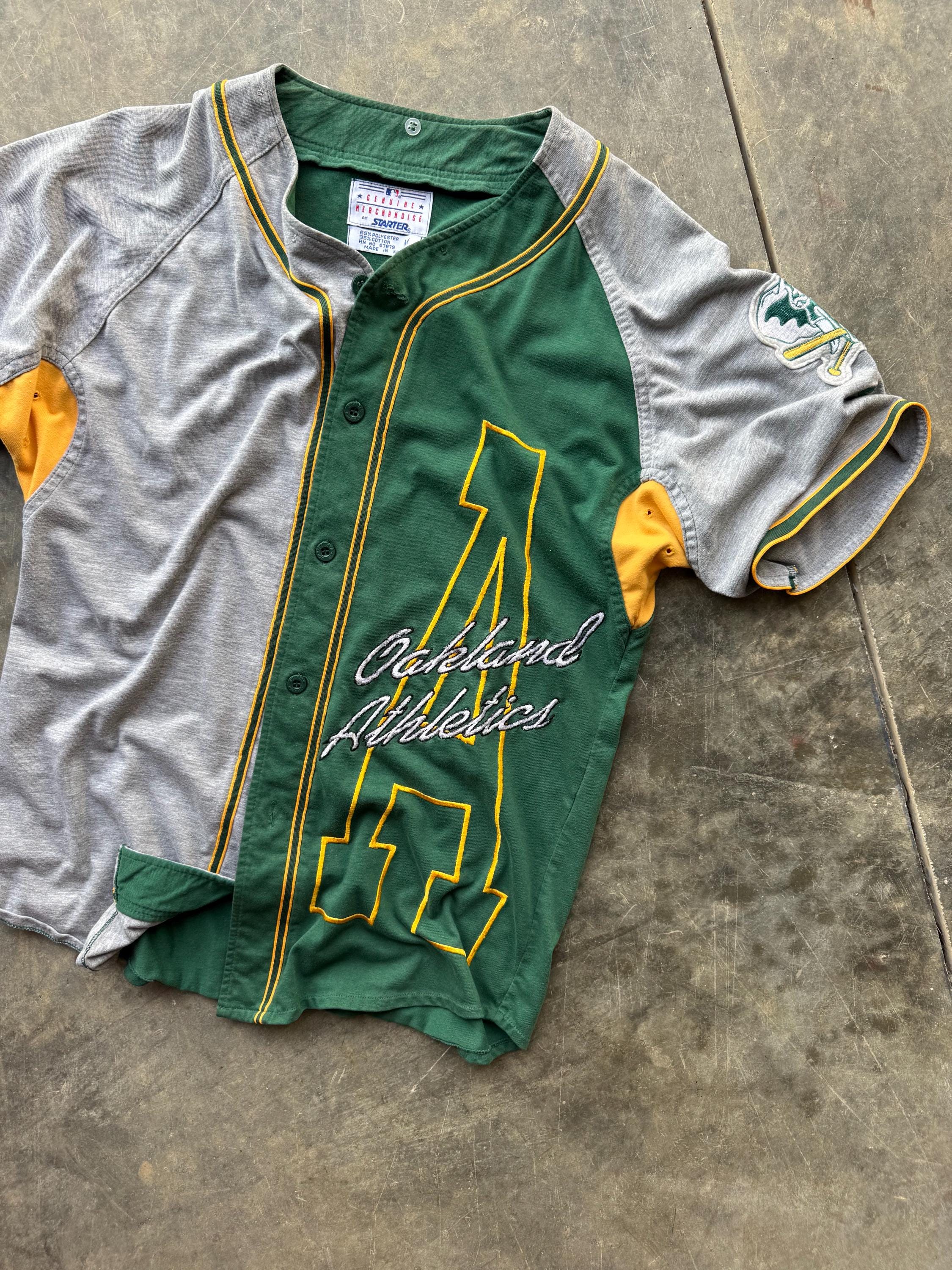 Vintage 90's Starter Rare MLB Oakland Athletics Baseball Jersey