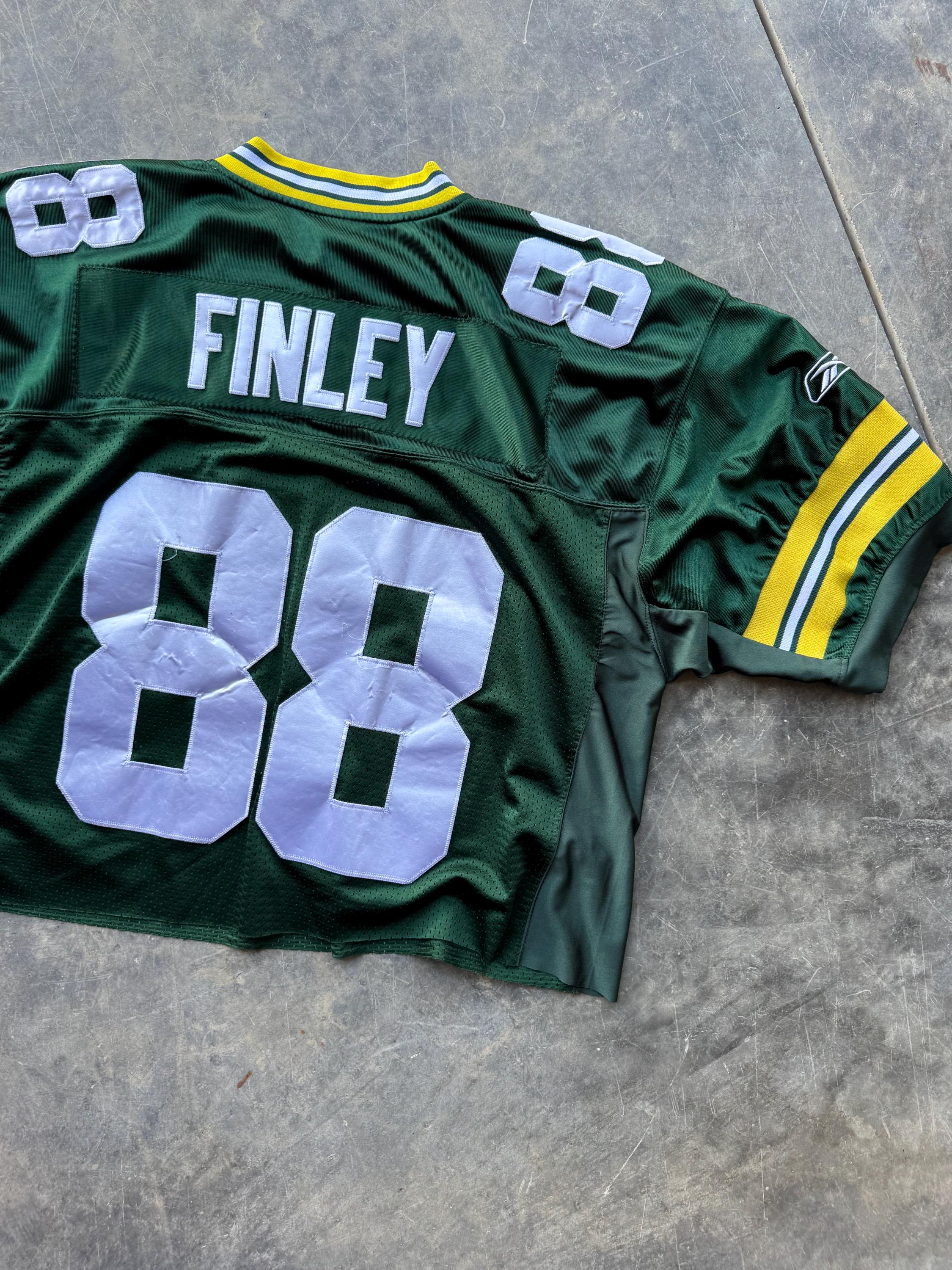 Vintage 00's NFL Green Bay Packers Football Custom Crop #88 Jersey