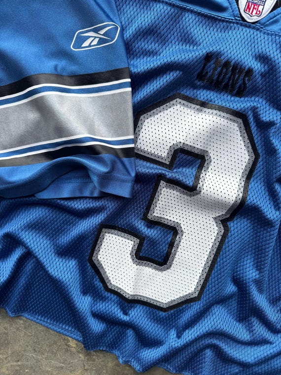 Vintage 00's Detroit Lions NFL Reebok Football Custom Crop #3
