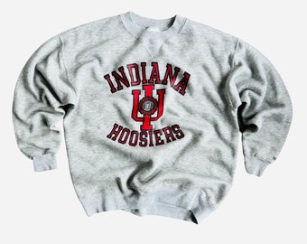 Vintage 90’s Indiana Hoosiers University  Sweatshirt Size Medium Large