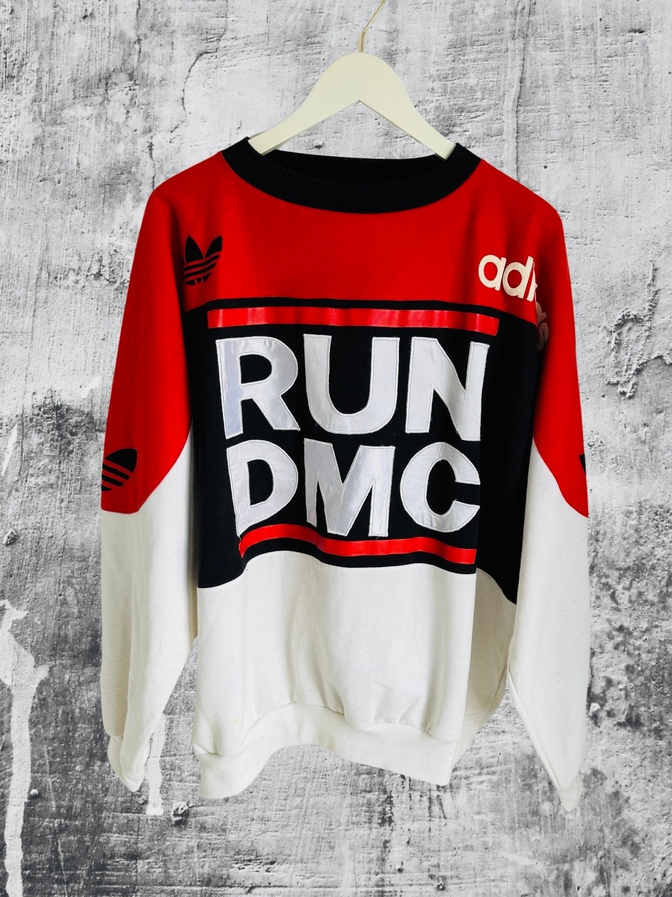 Vintage run shop dmc adidas sweatshirt