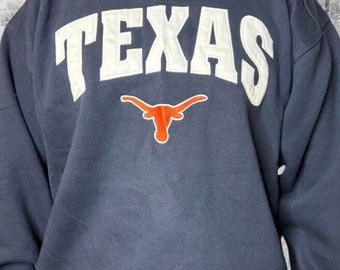 Vintage 90’s Starter Texas Longhorns University Rare Embroidered Crewneck Sweatshirt Size XL