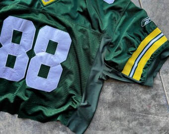 Vintage 00's NFL Green Bay Packers Football Custom Crop #88 Jersey