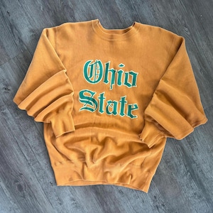 Vintage Champion Reverse Weave Ohio State Buckeyes Sweatshirt, 80s