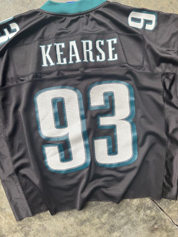 Vintage 00's NFL #93 Kearse Philadelphia Eagles Reebok Custom Crop