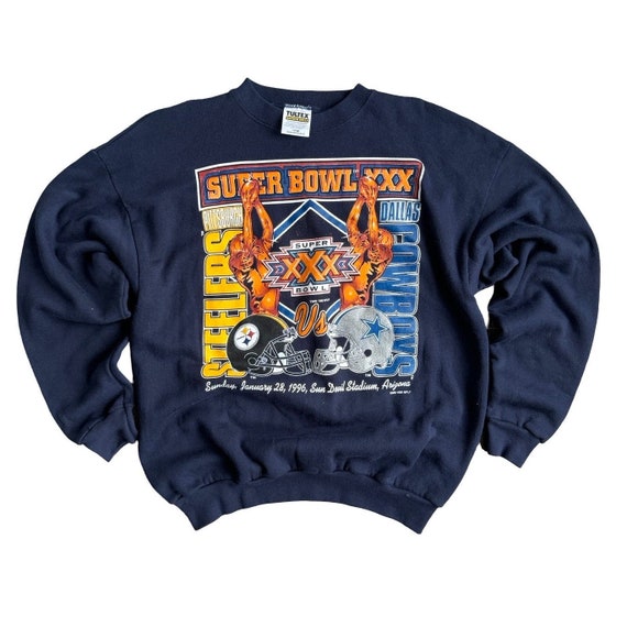 90s USA製NFL SUPER BOWL COWBOYS スウェット　XXL Vintage 1992 Super Bowl Dallas Cowboys Sweatshirt Size L Logo 7 | eBay