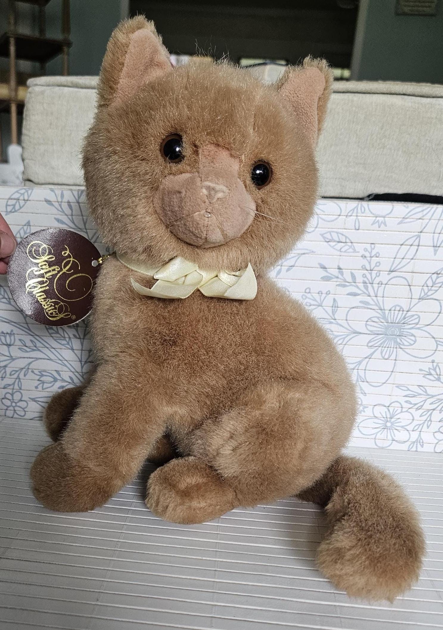 Vintage Cat Plush - Etsy