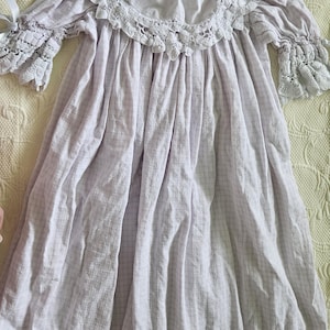 Antique Cotton Lace Church Smock - Etsy