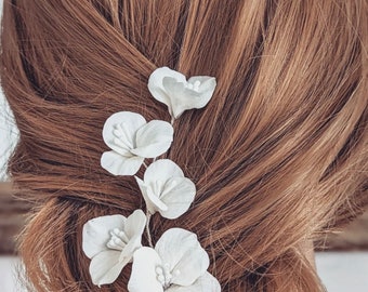 Wildflower bridal hair accessories, Wedding hair vine, Flower hair varnish be for bride and bridesmaids, Bohemian English Wedding hair piece
