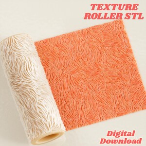 Natural Fur Texture Roller STL