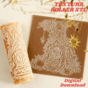 Fairy Tree House Texture Roller STL