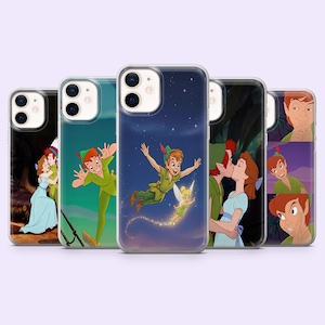 Peter Pan Phone Case Tinker Bell Fairy Cover for iPhone 17Pro, 16, 15, 14, 13, Samsung S26, S25, S24, S23Fe, A16, A56, Pixel 10, 9