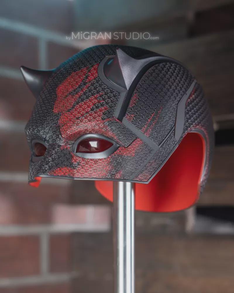 Daredevil mask - Etsy 日本