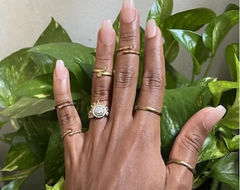 6pc Assorted Metal Rings (Made in Senegal)