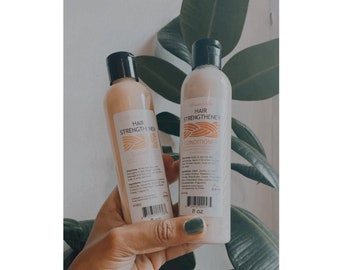 African Chebe Hair Strengthening Shampoo & Conditioner | Made in Africa