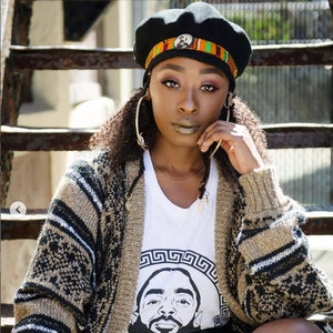 Black Panther Party Inspired Wool Beret Hat